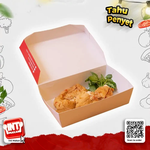 # Tahu Penyet + Lalapan