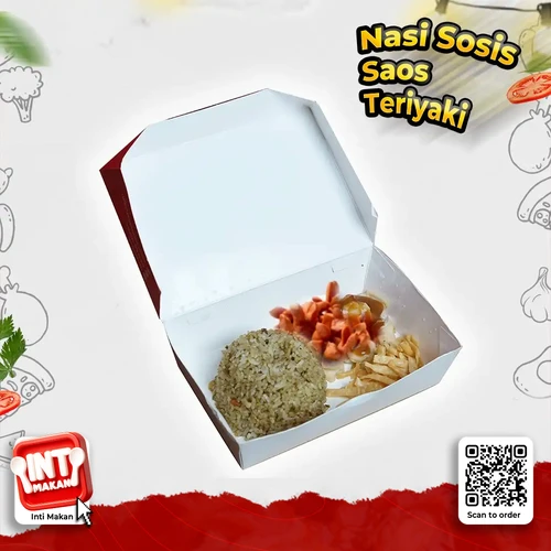 # Nasi Sosis Saos Teriyaki