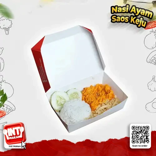 # Nasi Jeruk Ayam Saos Keju